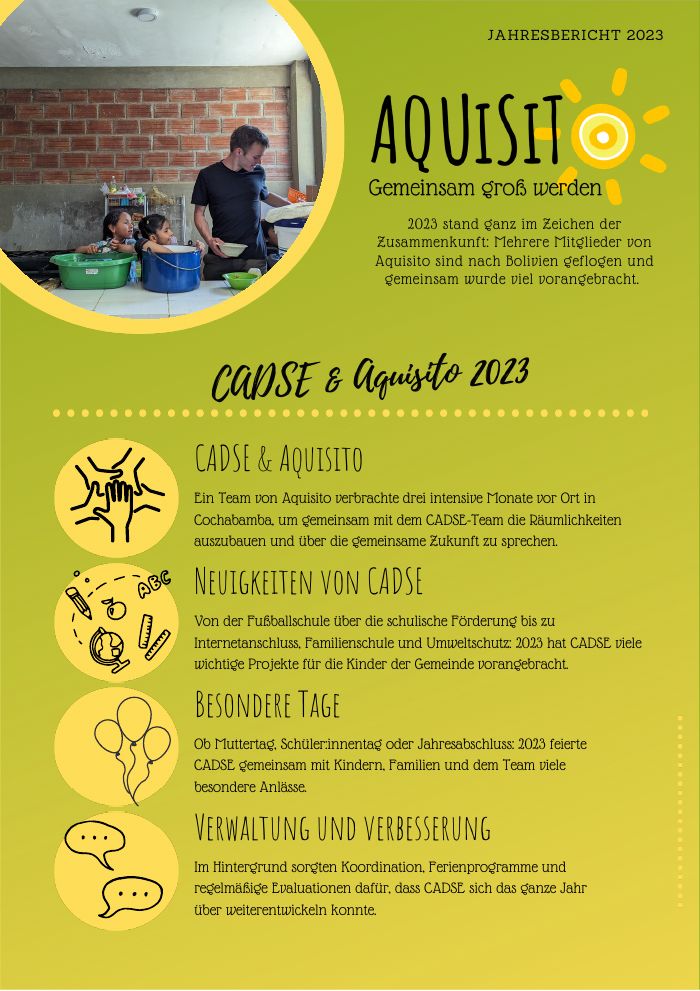 Titelseite des Jahresrückblicks 2023